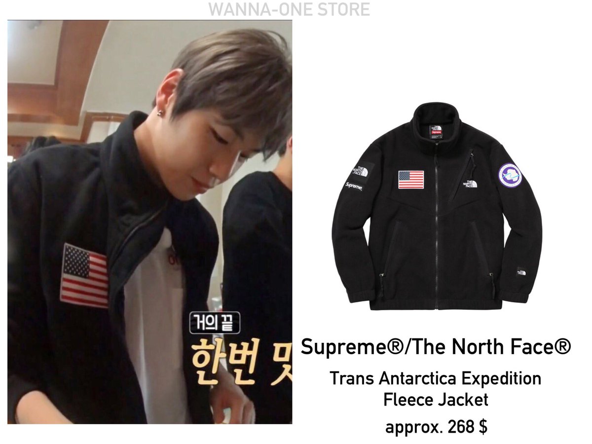 supreme north face trans antarctica fleece