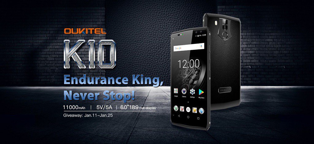 OUKITEL K10 Giveaway: Here is How to Get the Phone with 11000mAh Battery for Free mobipicker.com/oukitel-k10-gi…