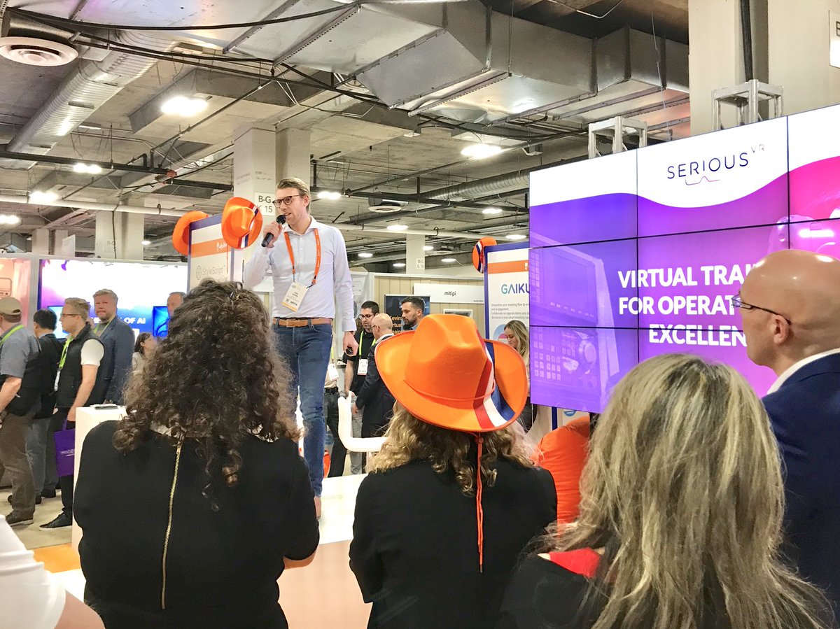 At the CES, I pitched the Serious VR - Virtual Training proposition for an international tech audience. A fantastic opportunity!