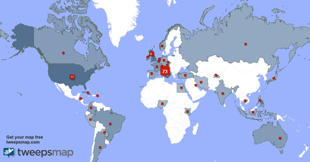 198Xs's tweet photo. My followers live in Italy (72%), USA(11%)... Get your free map: https://t.co/vDJmQNr3QX https://t.co/9Y8WzBlL4q