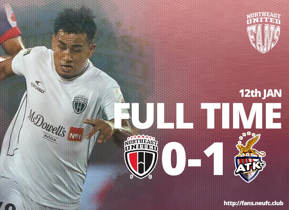 NEUFCFans's tweet photo. 0-1 not an ideal result for @northNorthEast. More effort required. Specially in the midfield. At this point, you can't miss points when it is a home game #NEU #NEUFC #Highlanders #8States1United #HeroISL #NEUKOL #NEUFCFANS https://t.co/muh5CvwHwn