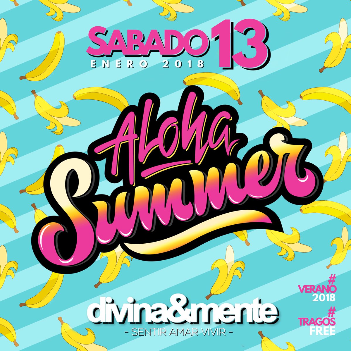 fedeperal's tweet image. SBD 13 🔥divina🌴mente ARRANCA con todo💥y te trae #AlohaSummer☀ un sábado totalmente diferente lleno de #TragosFree 🍒🍍🍸para que salgas de lo habitual y el calor no sea una excusa para que tu noche sea ÚNICA🌙 #Verano2018 #D&amp;amp;M #ReinventandoTusNoches