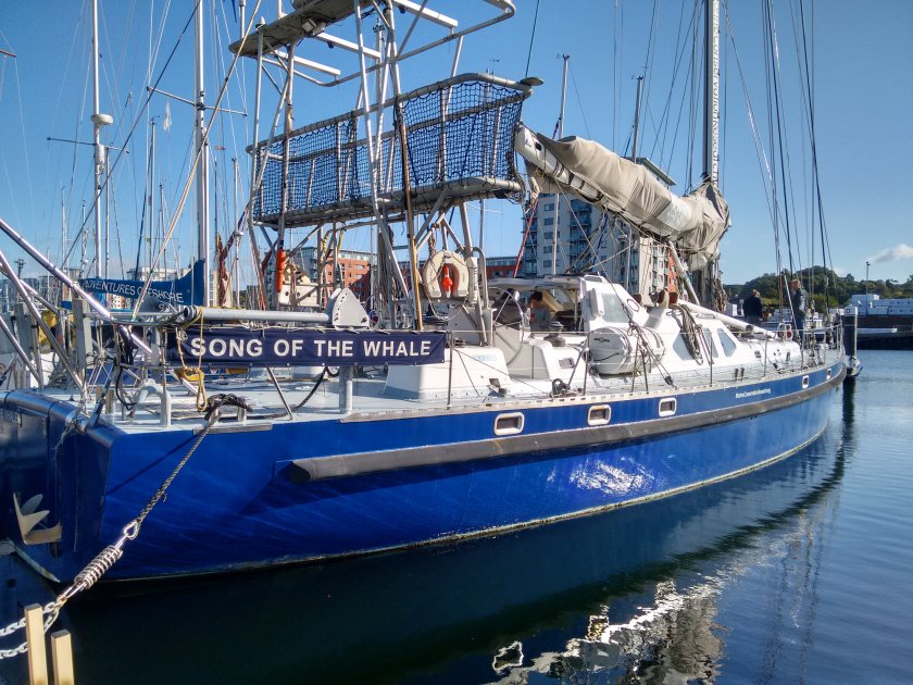 okiewhaler's tweet photo. Excited to meet this lovely lady in next week, our home away from home for the next 6 weeks on #SGWhales #EUBest research cruise to study health of southern right #whales - read more about here here: https://t.co/NLQFaYm0Ml https://t.co/idGx3R4dPf
