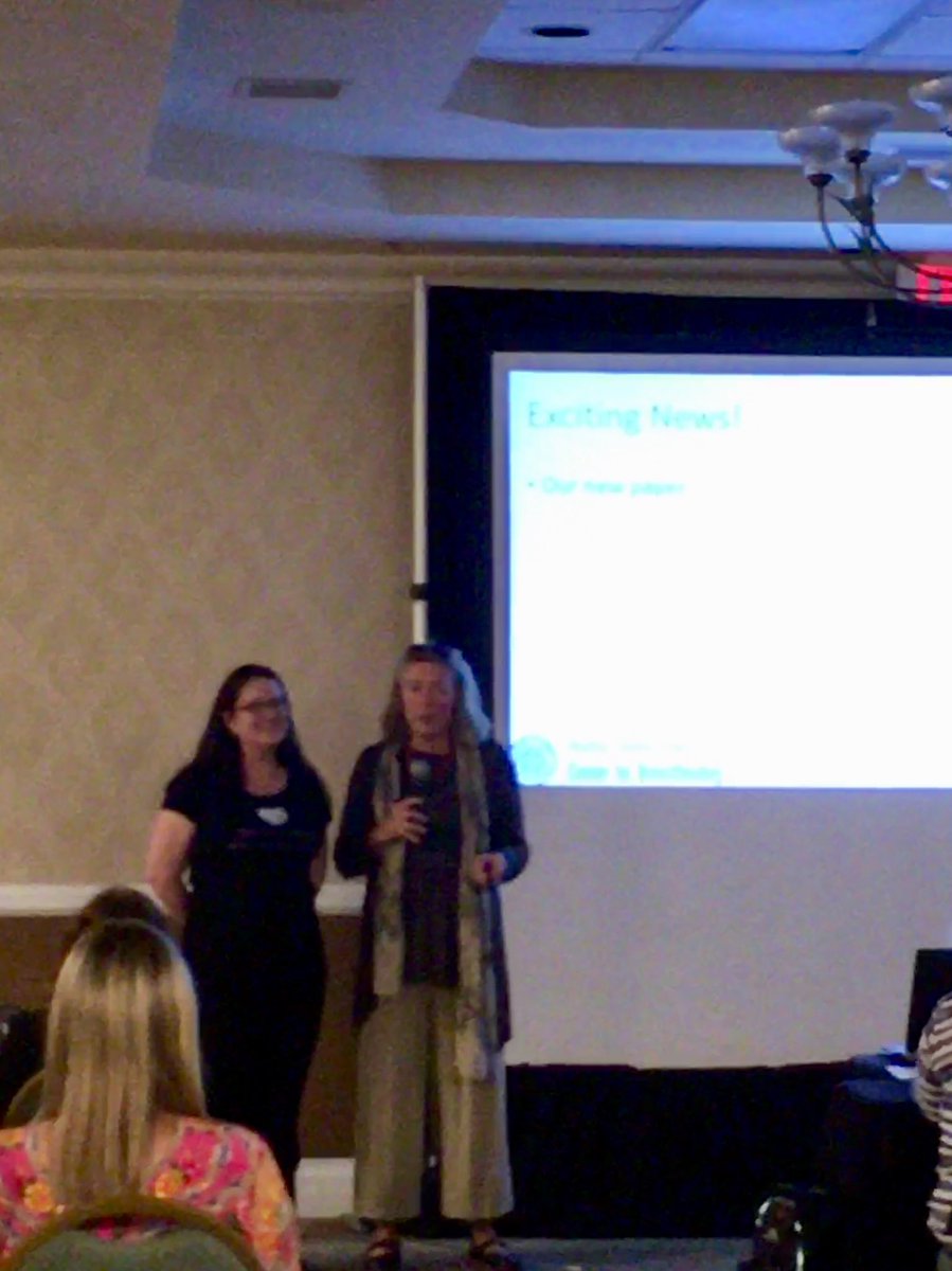 ourmilkyway's tweet photo. Jeni Stevens &amp; Kajsa Brimdyr presenting on Implementation of Skin to Skin #Breastcon18 #MAINN18 @ourmilkyway https://t.co/1pStp7e6VU