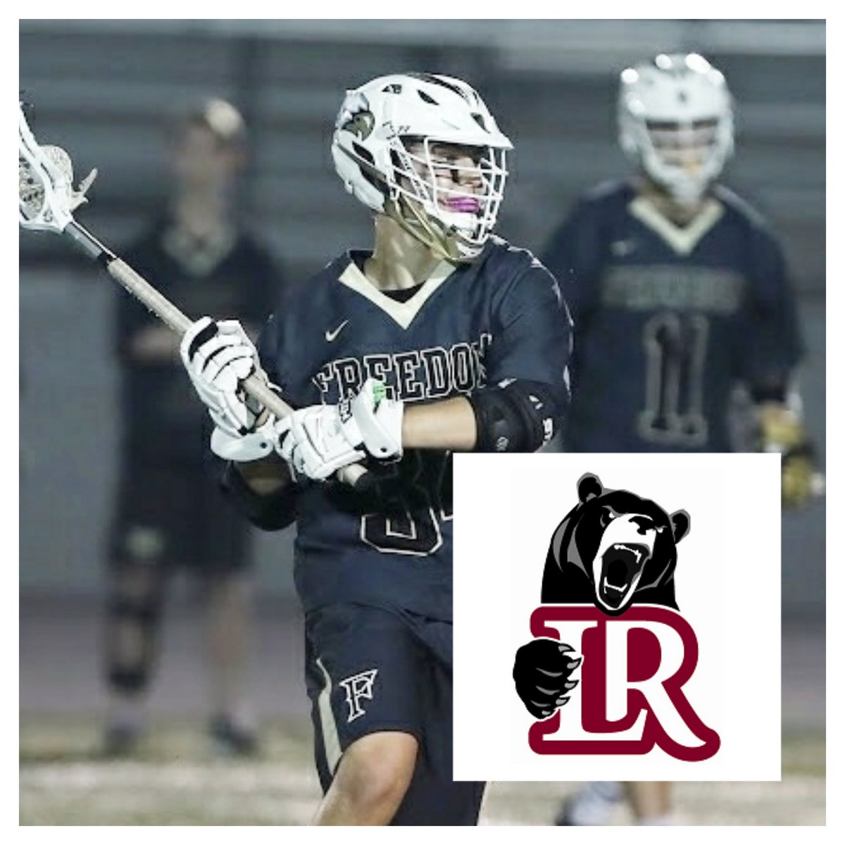 Congrats to VLC 2018's Nick Nies for committing to play for Coach Greg Paradine &amp; Lenoir-Rhyne University.  A midfielder for Freedom HS, Nick is the 19th college lacrosse commit on our great 2018 team, &amp; our 22nd active commit overall.  Congrats to Nick &amp; his family.  #crabnation