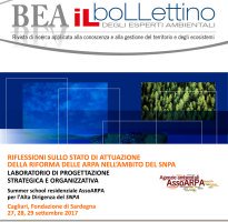 SNPAmbiente's tweet photo. Il bollettino degli esperti ambientali #UNIDEA dedica un numero speciale alla Summer school @AssoArpa svoltasi a Cagliari lo scorso settembre https://t.co/e55FVHAj2Z
