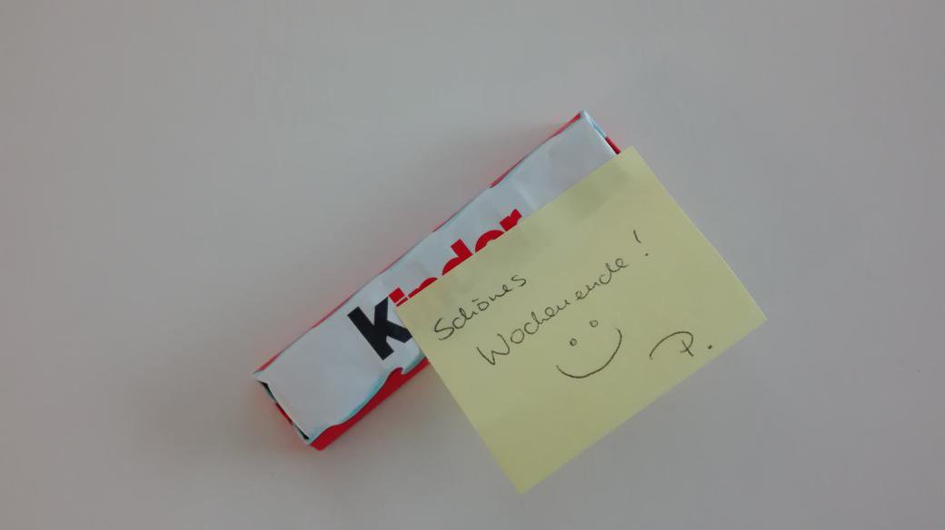 Und es sind die kleinen Dinge! 
#schönesWochenende #Danke