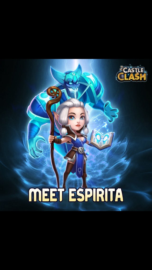Meet Espirita! The latest hero from Castle Clash!