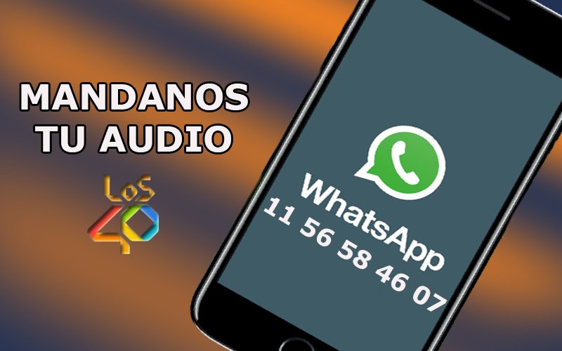 collar simultáneo Sinfonía LOS40 Argentina on Twitter: "Agendá nuestro WhatsApp 11 56 58 46 07 📱 y mandanos tus audios! Hoy hablamos con @TiniStoessel ➡¿Qué le preguntarías? https://t.co/HuA4OGExfx" / Twitter collar simultáneo Sinfonía LOS40 Argentina on Twitter: "Agendá nuestro WhatsApp 11 56 58 46 07 📱 y mandanos tus audios! Hoy hablamos con @TiniStoessel ➡¿Qué le preguntarías? https://t.co/HuA4OGExfx" / Twitter