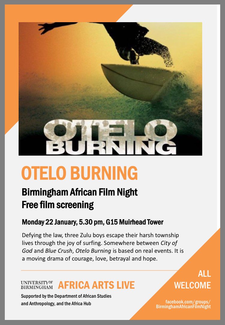 UoB_Geography's tweet photo. A good opportunity to engage in geography through film. #geographyteacher @africahubuob @UoBTeach @UoB_Humanities https://t.co/Mav4Cz0ZHd