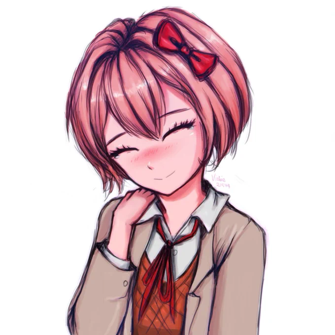 Really cute game! I just finished my firş̵̿̈͆̓͑͋͑̅̚t poem, can't wait tȏ̶̤͎̺̈̄͂͝ ̷̢̝͚̝͍̗̞̒̈́́̊ś̸̨̱͚͂ee wh̷͈͒̿͝a̷̛̙͈̩̯͌̍͊t̸̞̽͋ ̷͎̰͆h̵̨̬͙̬͐̌̈̑a̸̙̞̲̥̎p̸̪̳̀͘p̴̳͖̓̀̂ẻ̵̱̘͈̉n̷̖̲͂̎͝ṡ̷̫̩̀̊ ̶͇͊̄̐̚n̸͕̮͉͉̎e̷͔͎̿͑̌̍̀̓̎̕͠x̸̙̱͎̖̥̠͇̯̀̓̇̀̕͝ț̷͇̼͝! #Sayori #DokiDokiLiteratureClub 