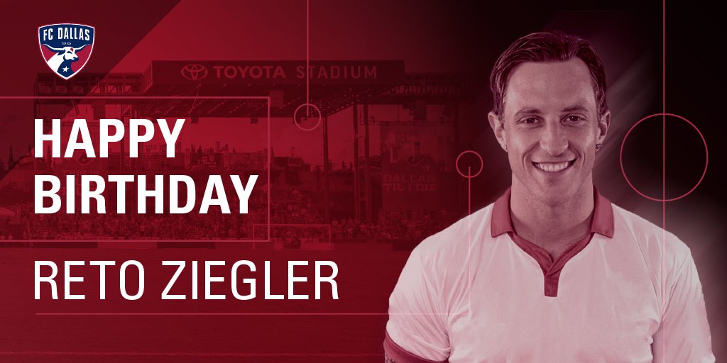    Everyone wish our new defender Reto Ziegler a happy birthday today! 