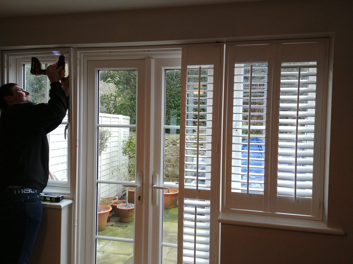 bvblinds's tweet image. #Plantationshutters fitted to French doors in #Shaftesbury. 01747 852111 for free quote. #Blackmorevaleblinds