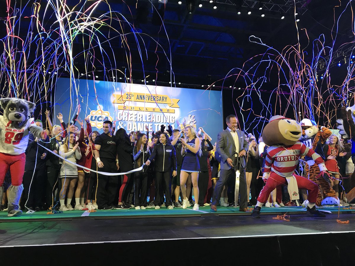 UCAupdates's tweet image. The brand new Arena is officially open and ready for competition! Good luck to everyone competing this weekend! #UCAnationals