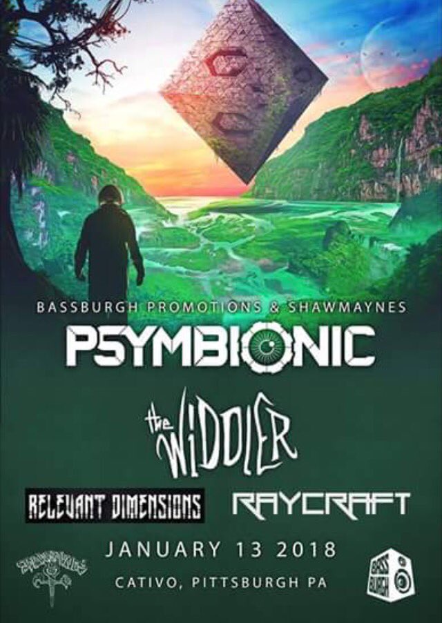 RelevantSpliff's tweet image. Relevant Dimensions invades @BassburghPromo with @Shawmaynes.
#psymbionic  #thewiddler #Pittsburgh #keepitrelevant
