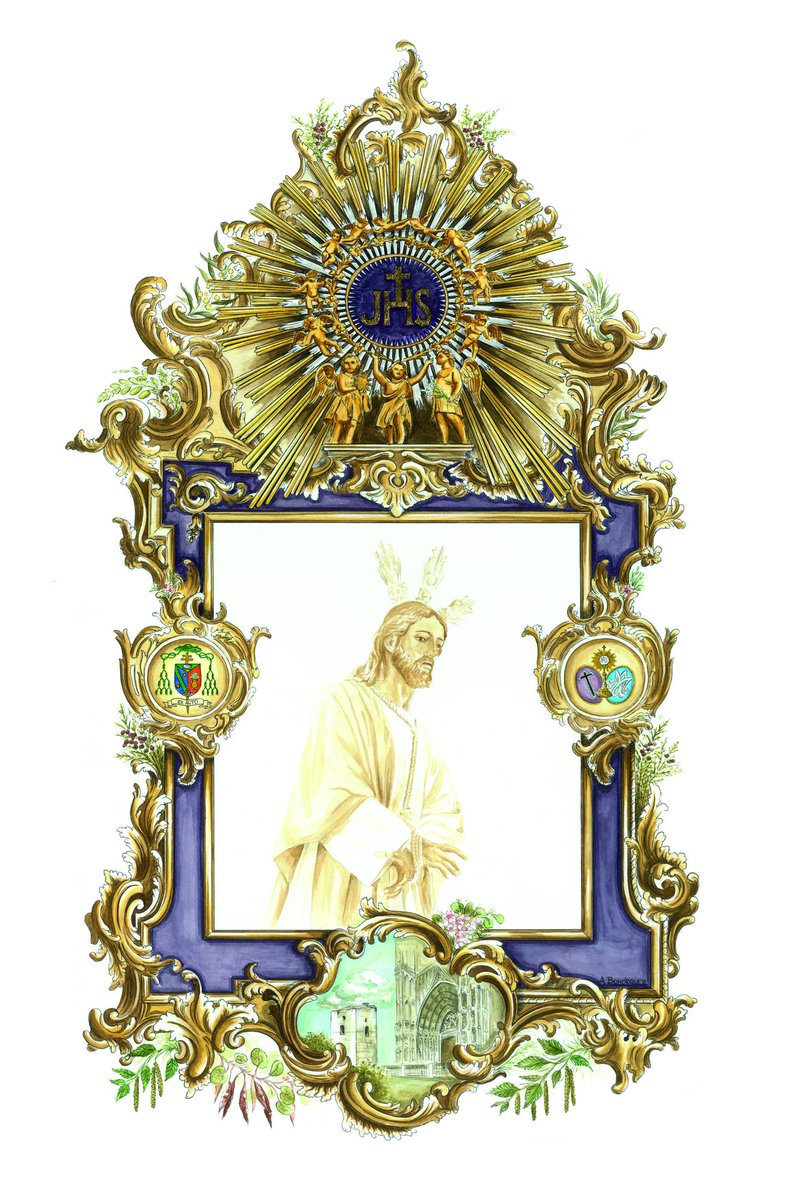 HdadlosDolores's tweet photo. Presentadas el cartel, la papeleta de sitio y la convocatoria del #ViaCrucis18 de @ElConsejoSev . Obras de @_RafaelFranco_ , #AntonioBorhórquezSalvador y Ntro. Hno. José María Gómez Vera, respectivamente. Gracias a @GRayoVictor presentador del acto y a @cmisevilla . https://t.co/1i5lm5pVl2