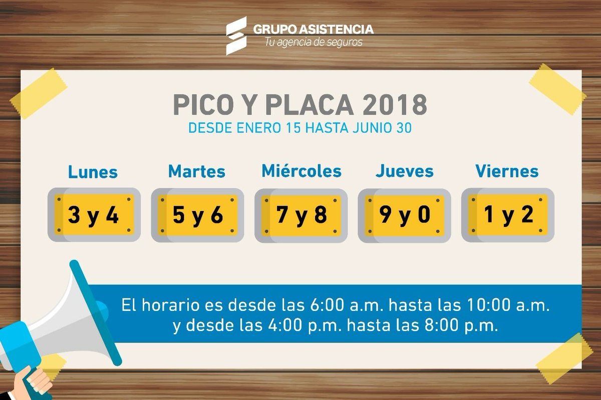 ASISTENCIAGRUPO's tweet photo. Recuerda a partir del 15 de enero entra a regir el nuevo Pico y Placa en la Ciudad de Cali.  🚗 #picoyplaca #seguros #grupoasistencia https://t.co/xZjUoEsdGw