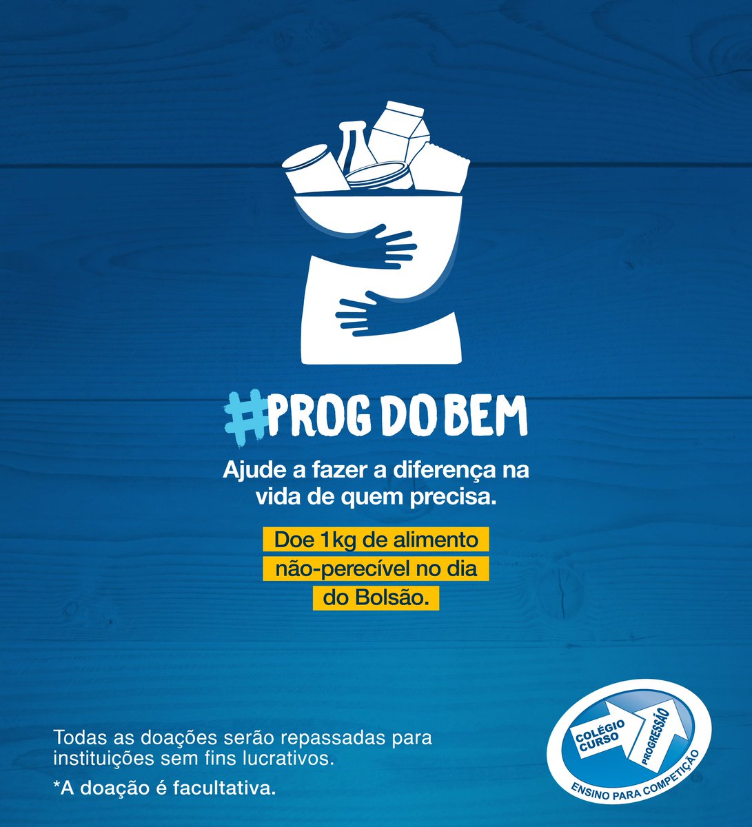 cprogressao's tweet photo. #ProgDoBem Que tal ajudar a mudar o mês de quem precisa? 💙 https://t.co/BtrDp0eP15