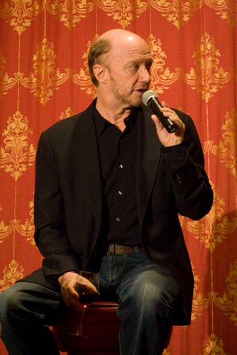 HudsonUnionNY's tweet photo. Judging from that beard, we are betting @Paul_Haggis had bright red hair as a kid. Are we right? More photos from Paul's event with us: https://t.co/4iqnoyzDiG #KissAGingerDay https://t.co/ggtBfqnt28