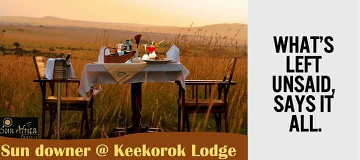 lodgekeekorok's tweet photo. Ever experienced any Sundowner?
Come to Keekorok Lodge and sample our magnificent sundowner view with select cocktails and exclusive drinks.
#TembeaKenya 
#KeekorokLodge https://t.co/15iTbZytrs