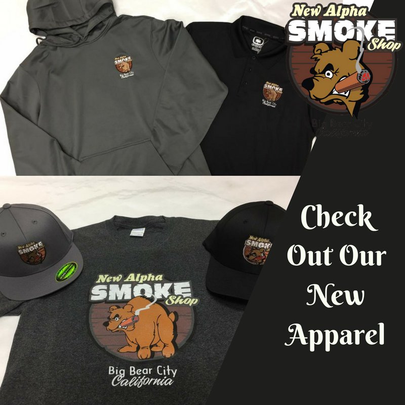Check out our new apparel - some great looking items!👍

#newalpha #tshirts #hats #hoodies #loveourlogo #smokeshop