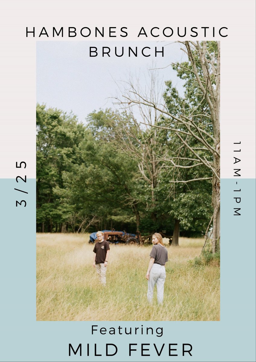mildfevermusic's tweet photo. Also playing as featured artists at @HambonesPub March 23rd! Stop by and sing a song or two and grab some pancakes while youre at it🥞 https://t.co/776Kbrkon3