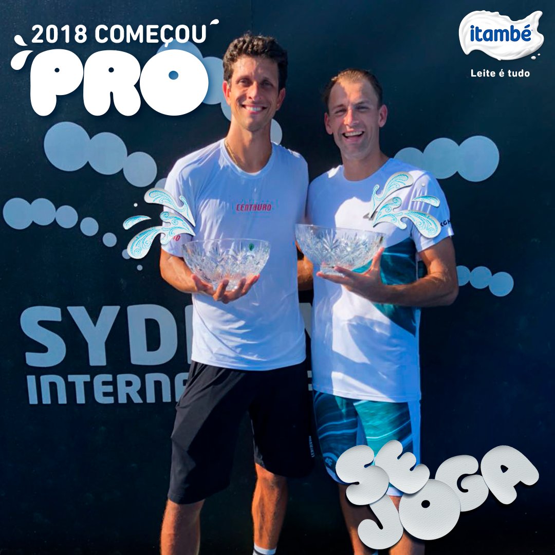 A dupla número 1 do mundo de tênis, <a href="/marcelomelo83/">Marcelo Melo</a> e <a href="/LukaszKubot/">Lukasz Kubot</a>, começou 2018 com uma grande vitória, o ATP 250 de Sidney. Os tenistas já encaram, em seguida, o primeiro Grand Slam do ano. Vai com tudo, Girafa! Que essa temporada seja ainda mais PRO! 😊