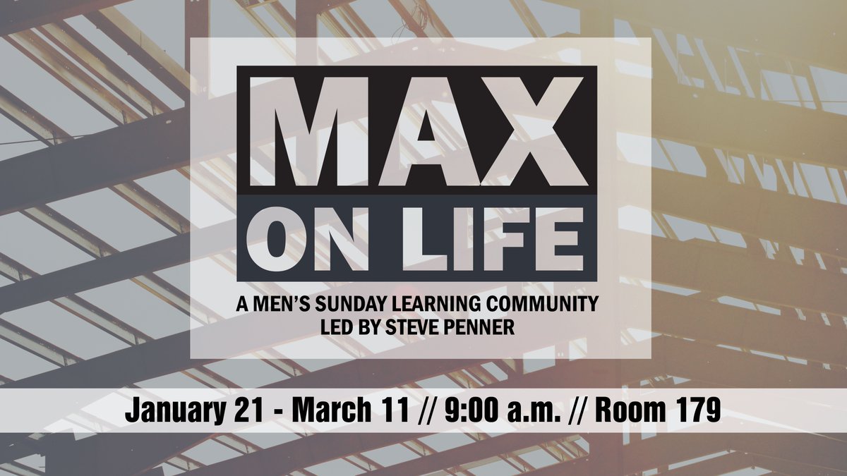 grantchurch_ca's tweet photo. Men’s Ministry presents Max on Life, a series where Max Lucado responds to questions facing men: parenting quandaries, financial challenges, difficult relationships, as well as to the profound: Is God really listening? https://t.co/sowxeYNmvq
#MaxonLife #mensministry @MaxLucado https://t.co/Cz1qAs9shg