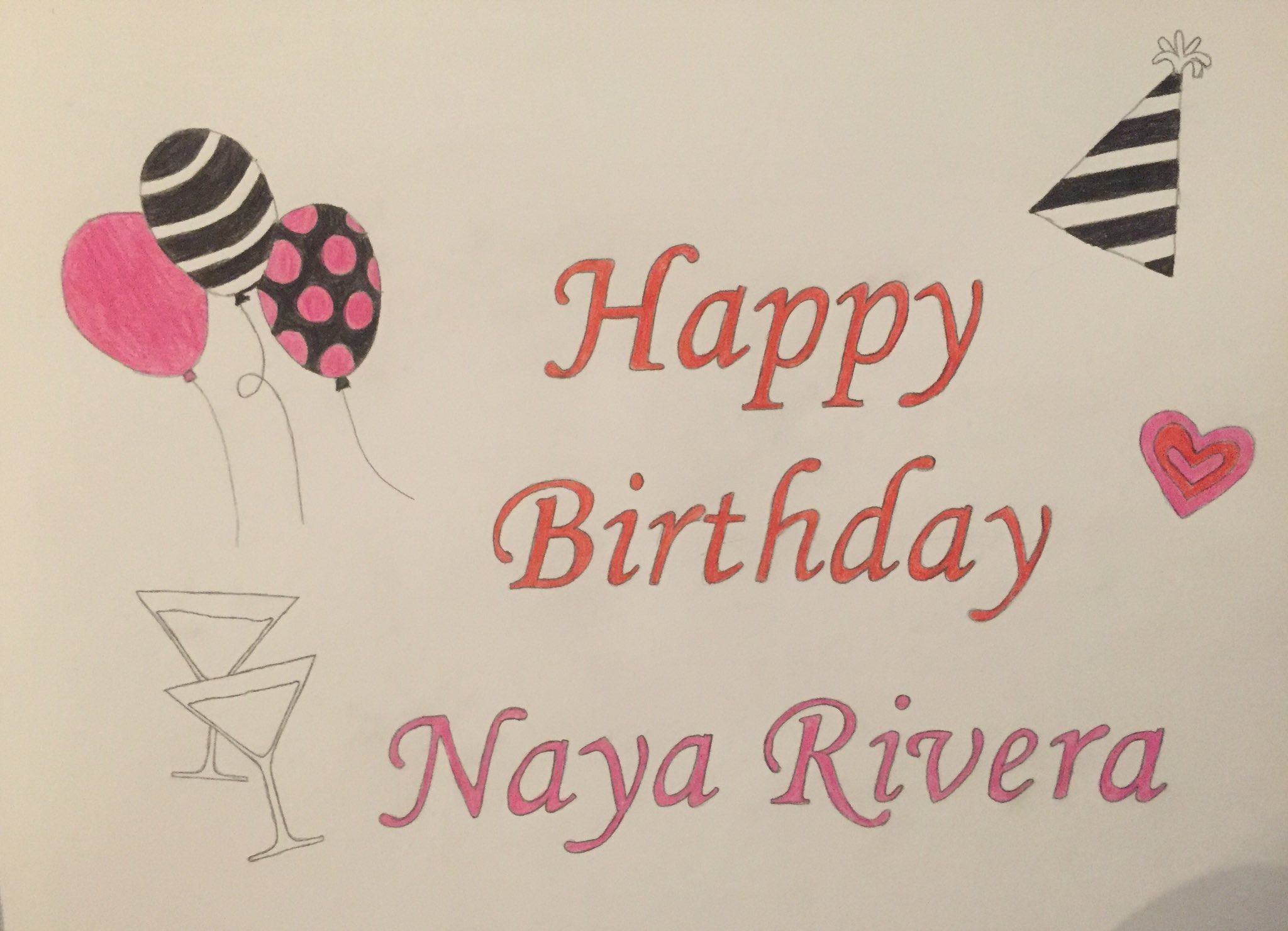 Happy Birthday to the amazing Naya Rivera  I hope you have an amazing day with your loved ones  