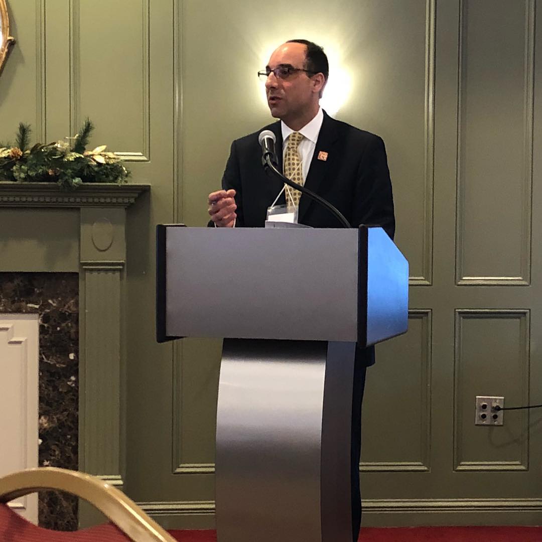 FHIStudio's tweet photo. Celebrating the great #planning and #planners in Connecticut at the #CCAPA awards luncheon! Chapter President Mike Piscitelli of City of New Haven kicks off festivities. https://t.co/QovLNBiwNZ