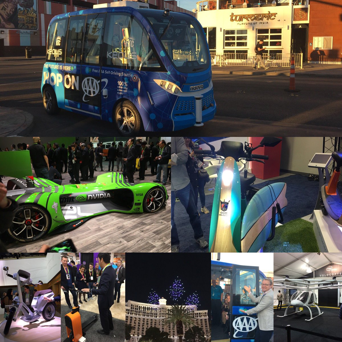 AclaireBasch's tweet image. 5 choses que je retiens du #CES18
1. La voiture autonome est en force
2. Les drones volent en essein avec Intel
3. La mobilité continue de se réinventer : trottinette, scooter électriques...
4. Plateforme &amp;amp; device de Google et Amazon sont partout
5. la 5G arrive dans 2 ans !