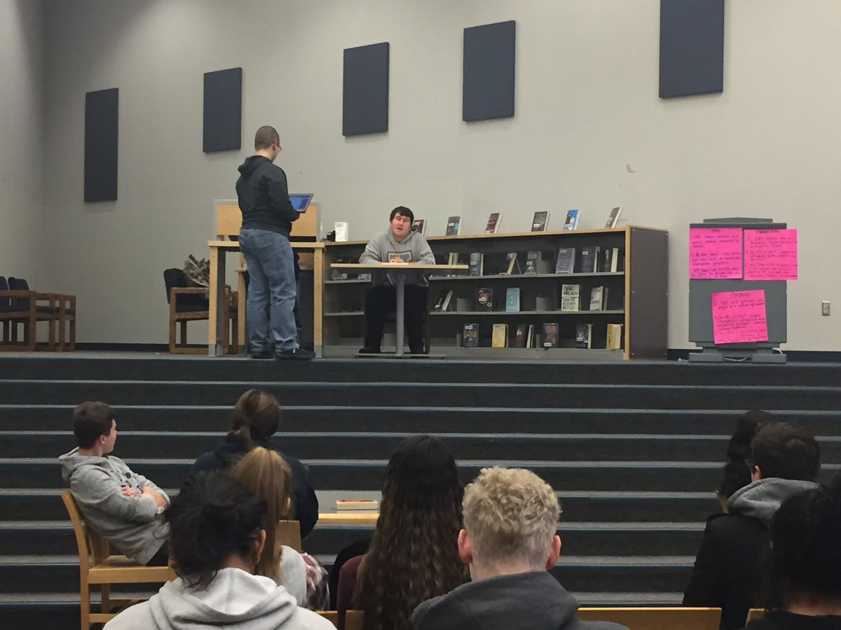 SkrupsEnglish's tweet photo. Everyone is here and court is in session. Is Hamlet guilty of Polonius’ death? Or innocent because he’s insane? https://t.co/VVOyk8Cafq