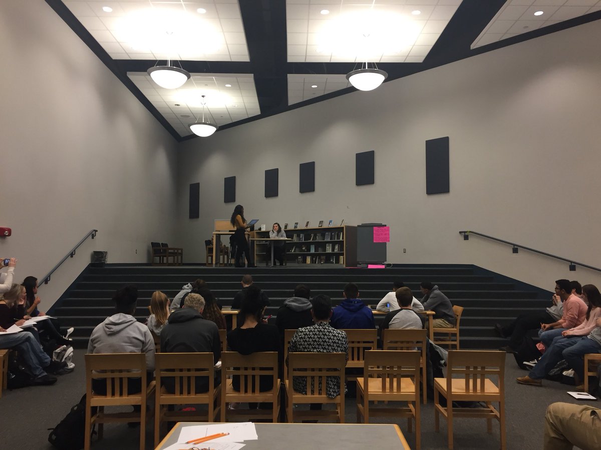 SkrupsEnglish's tweet photo. Everyone is here and court is in session. Is Hamlet guilty of Polonius’ death? Or innocent because he’s insane? https://t.co/VVOyk8Cafq