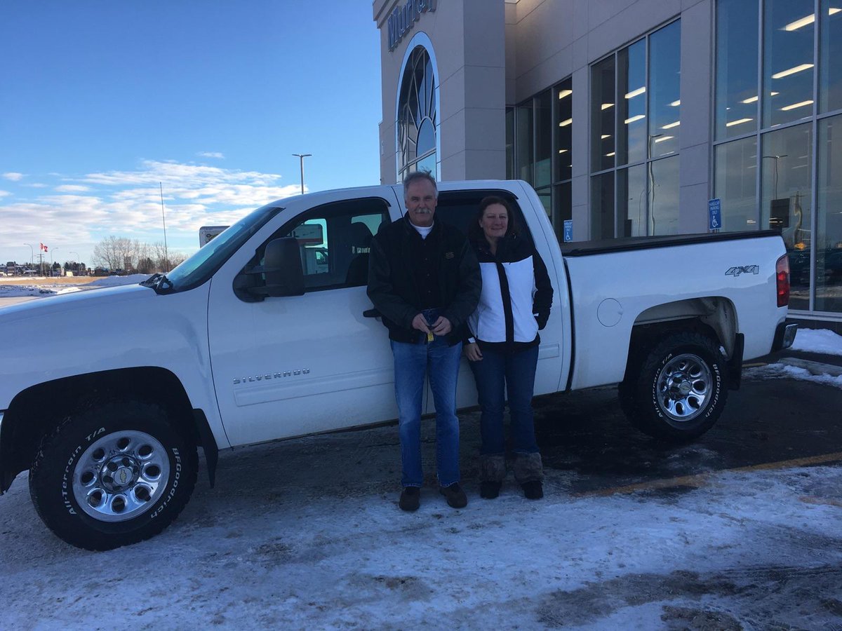 Duane and Diana came from Calgary to see our sales consultant,  Connie Pocasangre, and got the perfect deal on their 2012 Chevrolet Silverado!