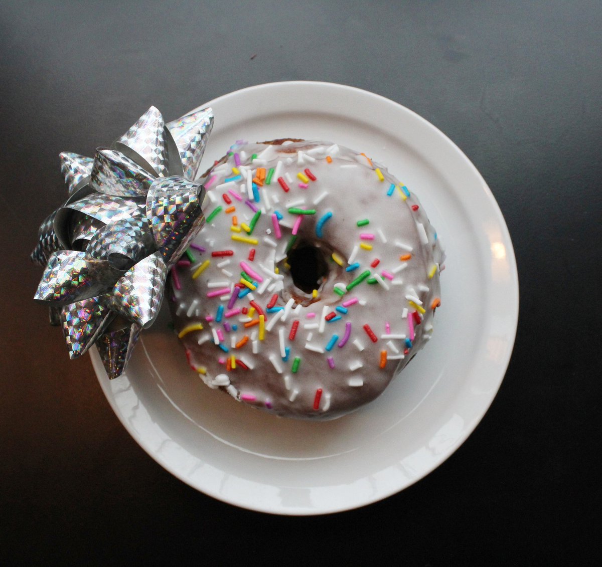 YonnisDoughnuts's tweet photo. We're celebrating @DiscoveryCoffee 's 13th birthday like the special, annoying younger sibling we are! Birthday cake doughnuts for the next week! Come join us! https://t.co/XMqEVKypxi