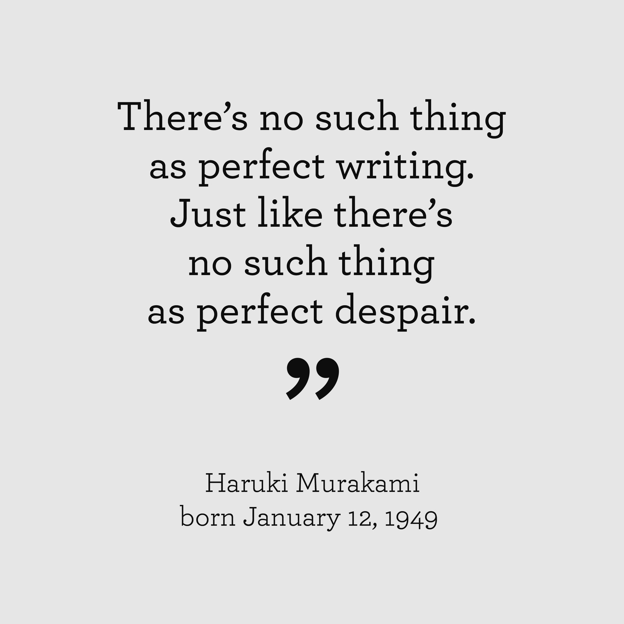 Happy Birthday, Haruki Murakami, who turns 69 today! 