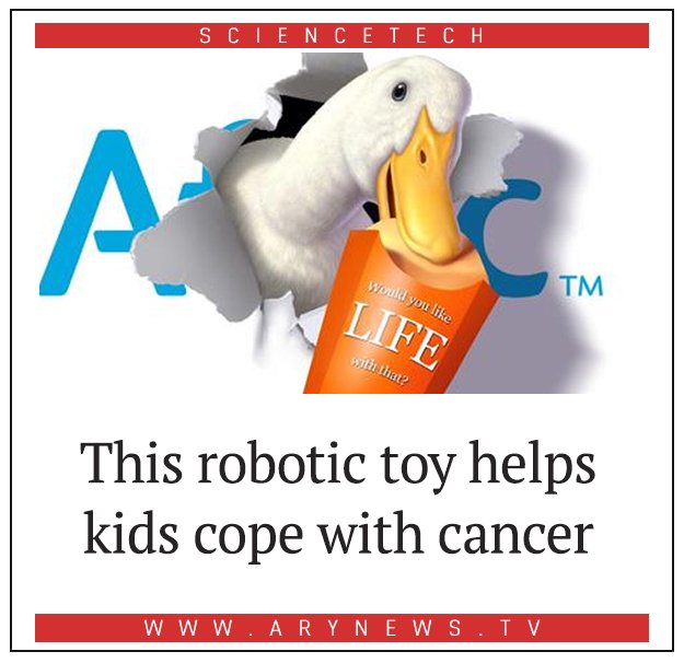 ARYNEWSOFFICIAL's tweet photo. This #robotictoy helps kids cope with #cancer
Read more: https://t.co/7Q35q653zT https://t.co/fMJZwu7wCT