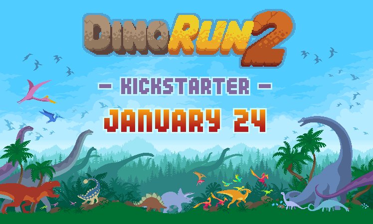 Pixeljam on X: Dino Run Updates! 1) Weekly dev streams start next week -  every Wed at 10 AM EST @  2) 6 new face masks just  went live in the