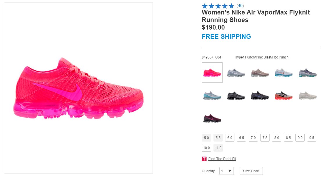 vapormax flyknit hyper punch