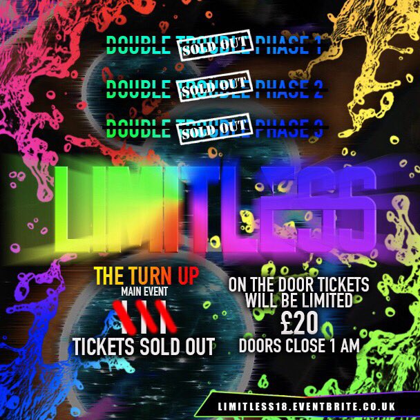 RFenterprise's tweet photo. Door tickets will be very limited once they are gone we will be turning everyone away. Arrive early to avoid disappointment. https://t.co/Xuqx9csPxC