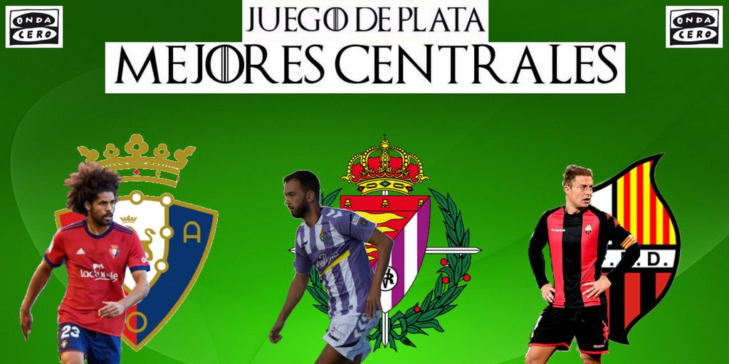 AYÚDANOS A ELEGIR EL MEJOR 11 DE LA PRIMERA VUELTA❗️

Los centrales (2) nominados por el equipo de <a href="/JuegoDePlata/">Juego De Plata</a> son:

<a href="/Arimac5/">Aridane Hernandez</a> ➡️<a href="/CAOsasuna/">CAOsasuna</a>
<a href="/deividorb15/">Deividorb</a> ➡️<a href="/realvalladolid/">Real Valladolid C.F.</a>
<a href="/gsuolmo/">Jesús Olmo</a> ➡️<a href="/cfreusdeportiu/">CF Reus ⚽️</a> 

Puedes VOTAR AQUÍ
👇🏻👇🏻👇🏻👇🏻👇🏻👇🏻👇🏻
x.com/juegodeplata/s…