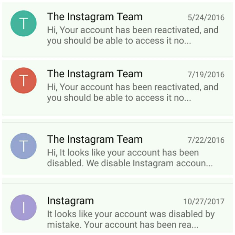 <a href="/Instagram/">Instagram</a> flagging process is a joke. Deleted 4 times over false accusations. 301k followers gone for nothing