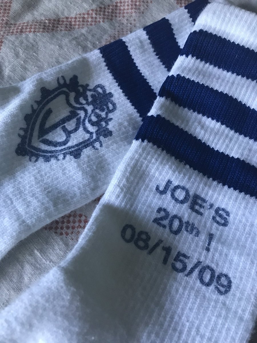 cjweyfo's tweet photo. Yes @joejonas... I still have these and still wear them! Little did those at the @IGNITE_National breakfast today know that I was rocking these in my boots. https://t.co/lJ39BZ6bcD