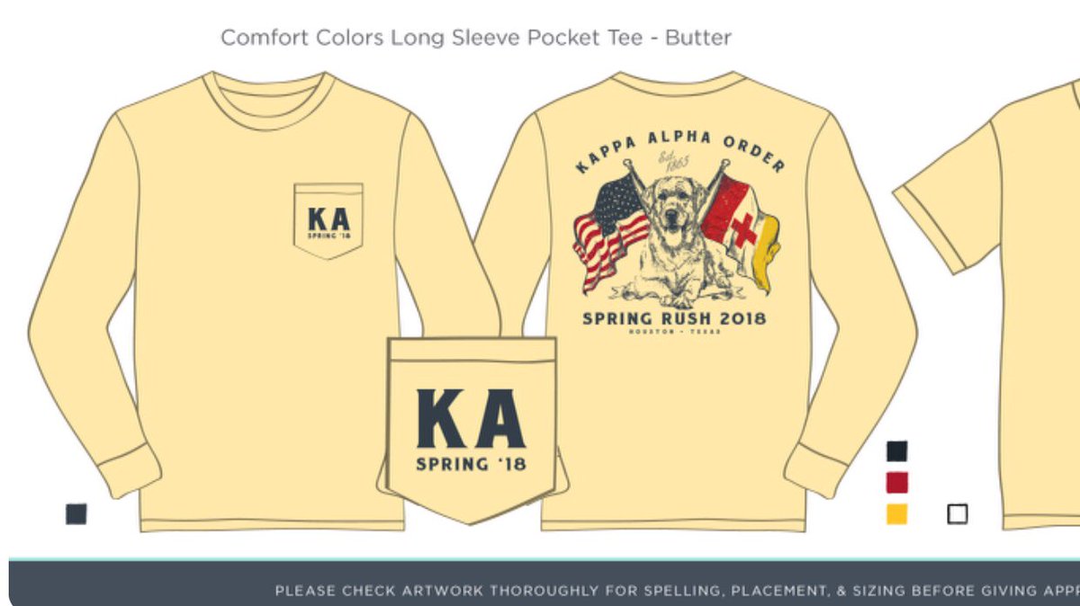 Houston_KA's tweet image. Get your 2018 Spring Rush KA t-shirts before they run out! Link is in bio #RUSHKA