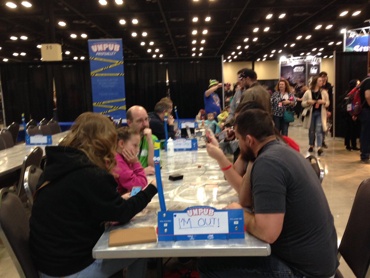 TheUnpub's tweet photo. Games are getting played at #Paxsouth #protozone https://t.co/JVFgiG2VHj