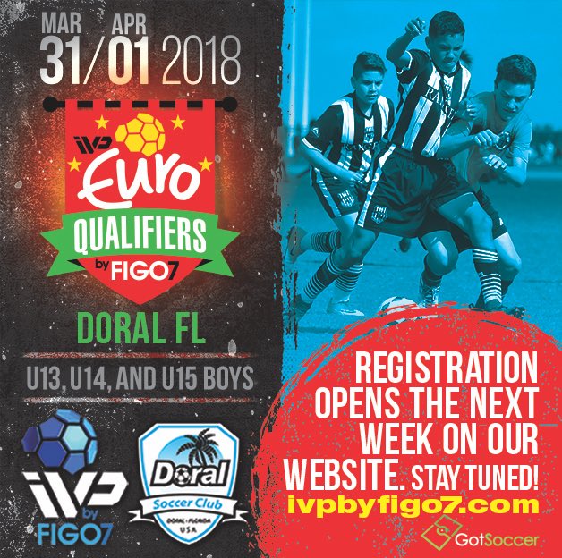 ivpsport's tweet photo. IVP by FIGO7 and @doralsoccerclub  invites you to this HIGH END EVENT!
All the champions will go sponsored by IVP representing the US to our international tournament, the IVP EURO CUP PORTUGAL 2018.
#IVPbyFIGO7 #ivpbyfigo7 #Eurocup https://t.co/HYmCSXElDr