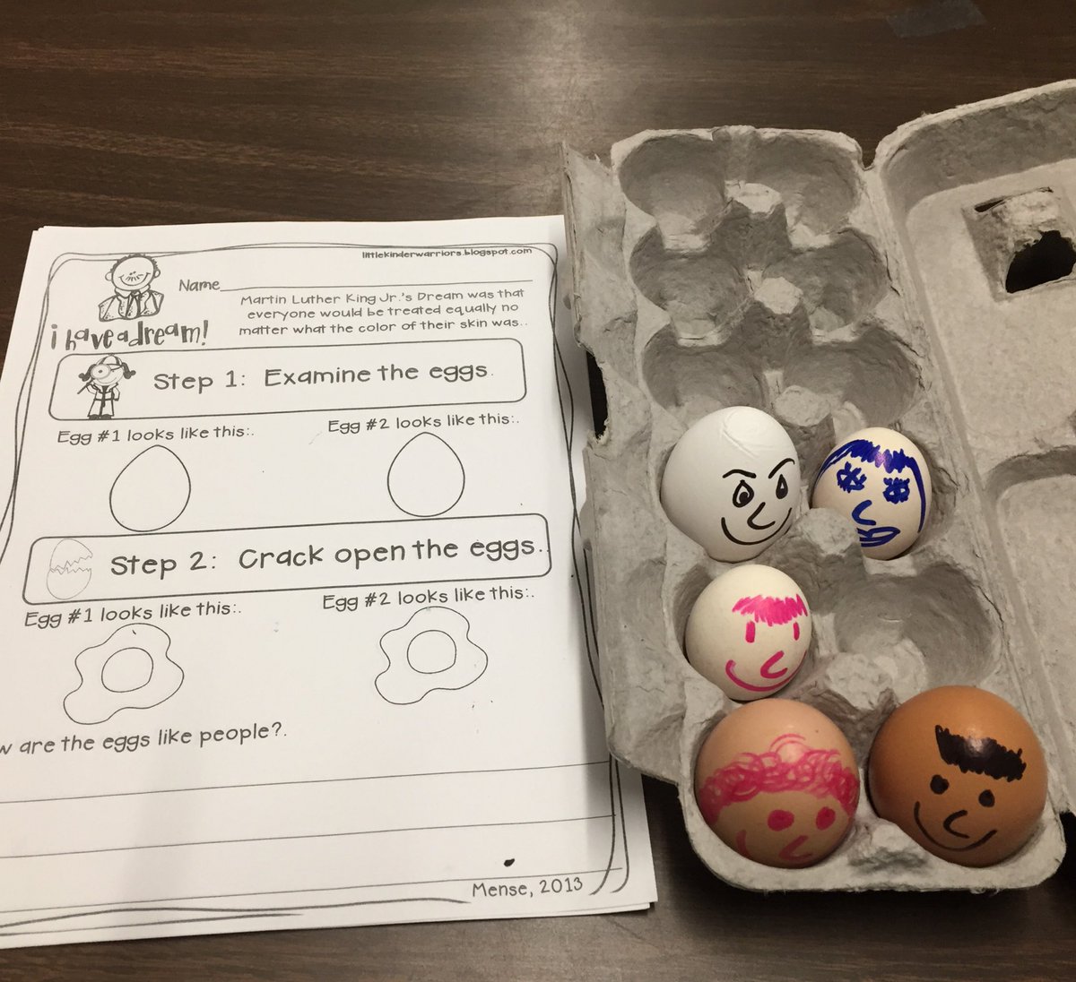 dajnealy's tweet image. MLK project was a success! #differentontheoutside #sameontheinside #Equality #teachingthefuture #waitingontheworldtochange #MLKDay2018