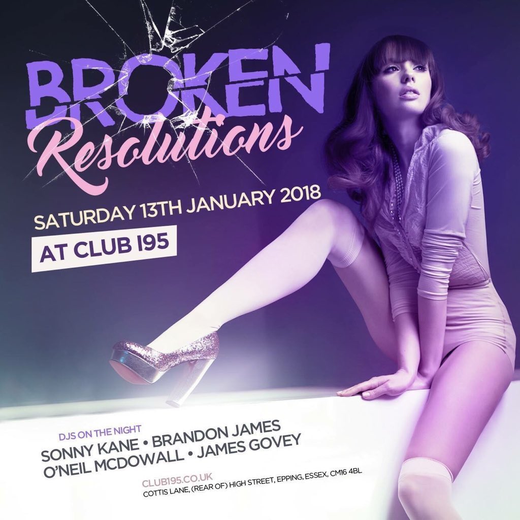 djjamesgovey's tweet photo. Who's out Saturday who's breaking there resolution? @Club195 @sonnykane1998 @brandonjamesuk @ONeilMcD https://t.co/bxVR3ilkHK