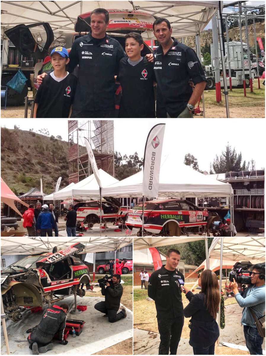 BorgwardChile's tweet photo. En el día de descanso, tanto fanáticos y medios de comunicación tuvieron la oportunidad de conocer de cerca y en persona a @fuchsrally y al resto del #BorgwardRallyTeam. #SienteLaVelocidad #BorgwardDakar2018 https://t.co/Ffb6bDEV3T