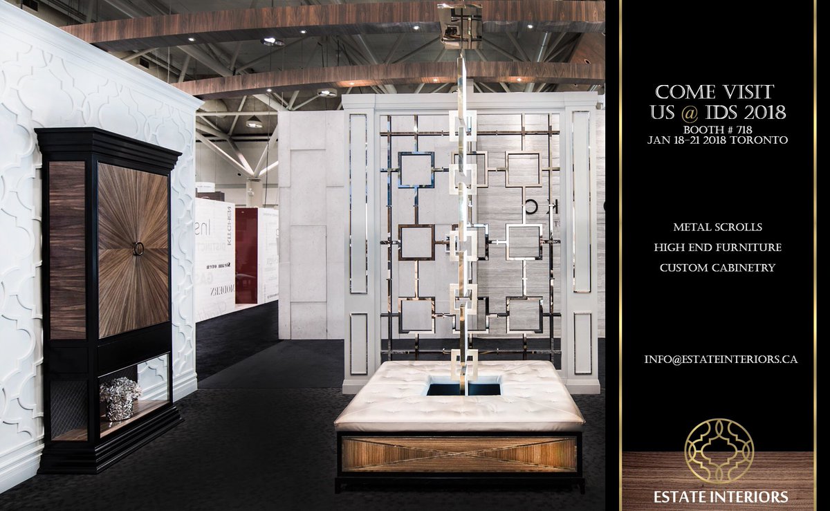 EstateInteriors's tweet photo. #IDS18 #estate_interiors booth #718 #tradeshow https://t.co/Cejc6yosMV